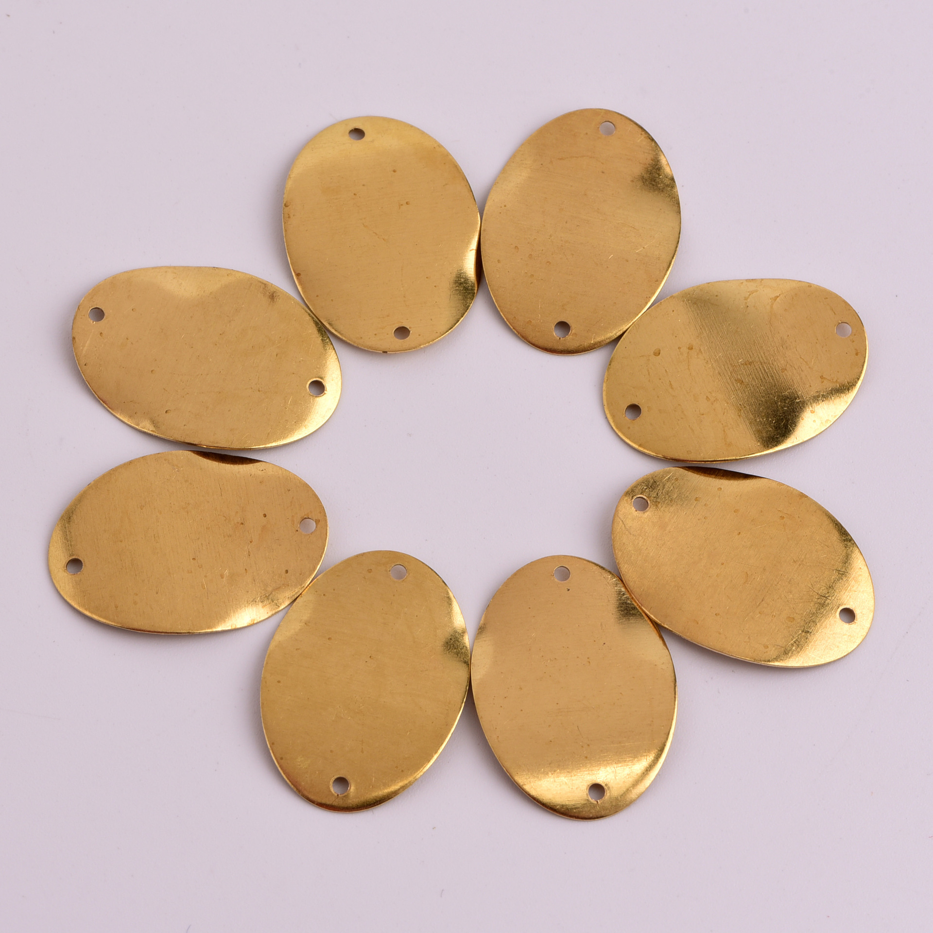 波浪形双孔吊片_25*不规则波浪形双孔吊片diy首饰材料手链拼接 - 阿里