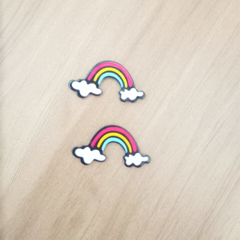 云朵爱心彩虹配件diy树脂配件儿童发夹diy材料 流沙diy手机壳配件