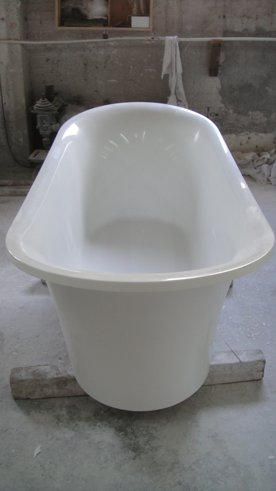 佛山奔祺卫浴人造石独立无缝对接式浴缸 酒店家用洗澡盆简约浴盆