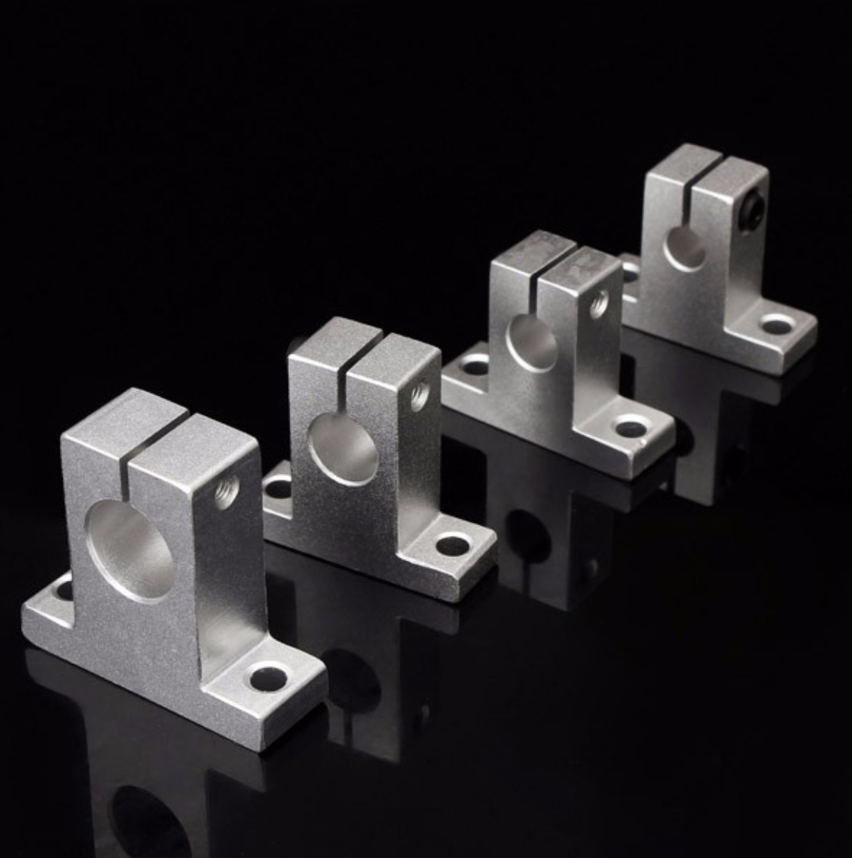 立式支撑座 直线光轴固定支架sk12 导向滑动轴承座架大量供应