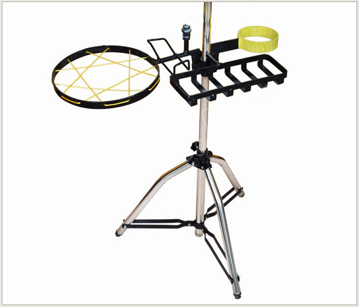 专业不锈钢折叠锣架子铜锣锣架一打三锣架锣镲架升降锣架挂锣架