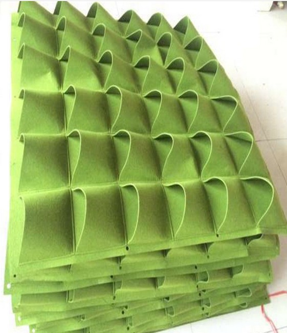 厂家批发毛毡植物袋 立体垂直壁挂式植物袋 生长种植袋可定制