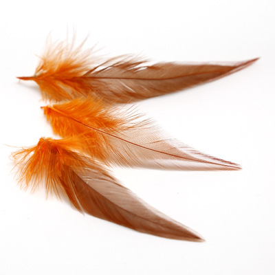 100根价 气质长款自制羽毛耳环耳钉材料 手工制作diy饰品配件鸡毛