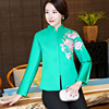 Autumn and winter new pattern lady leisure time coat Embroidery have cash less than that is registered in the accounts fashion Retro Chinese style jacket Self cultivation Long sleeve Small suit Autumn and winter new pattern lady leisure time coat Embroidery have cash less than that is registered in the accounts fashion Retro Chinese style jacket Self cultivation Long sleeve Small suit