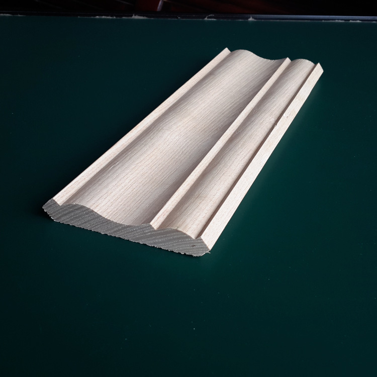 【水曲柳木】门框顶角线 天然实木10*1.5cm