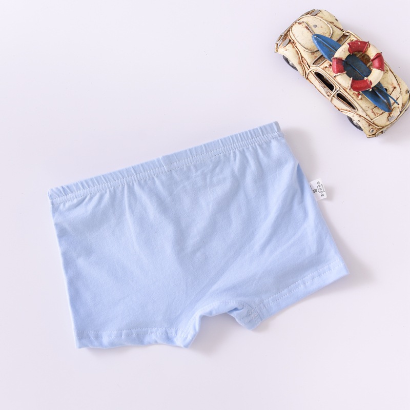 2018春新款儿童内裤莫代尔儿童内裤男童宝宝平角潮范内裤三条装