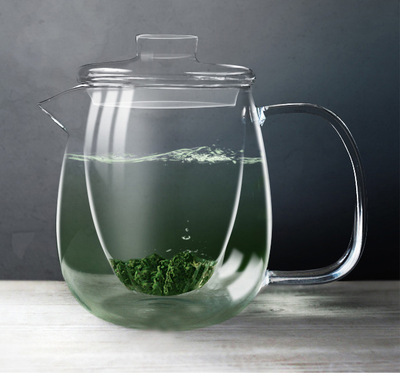 手工玻璃茶壶耐高温简易泡茶杯玻璃杯泡壶茶具花茶壶过滤加厚