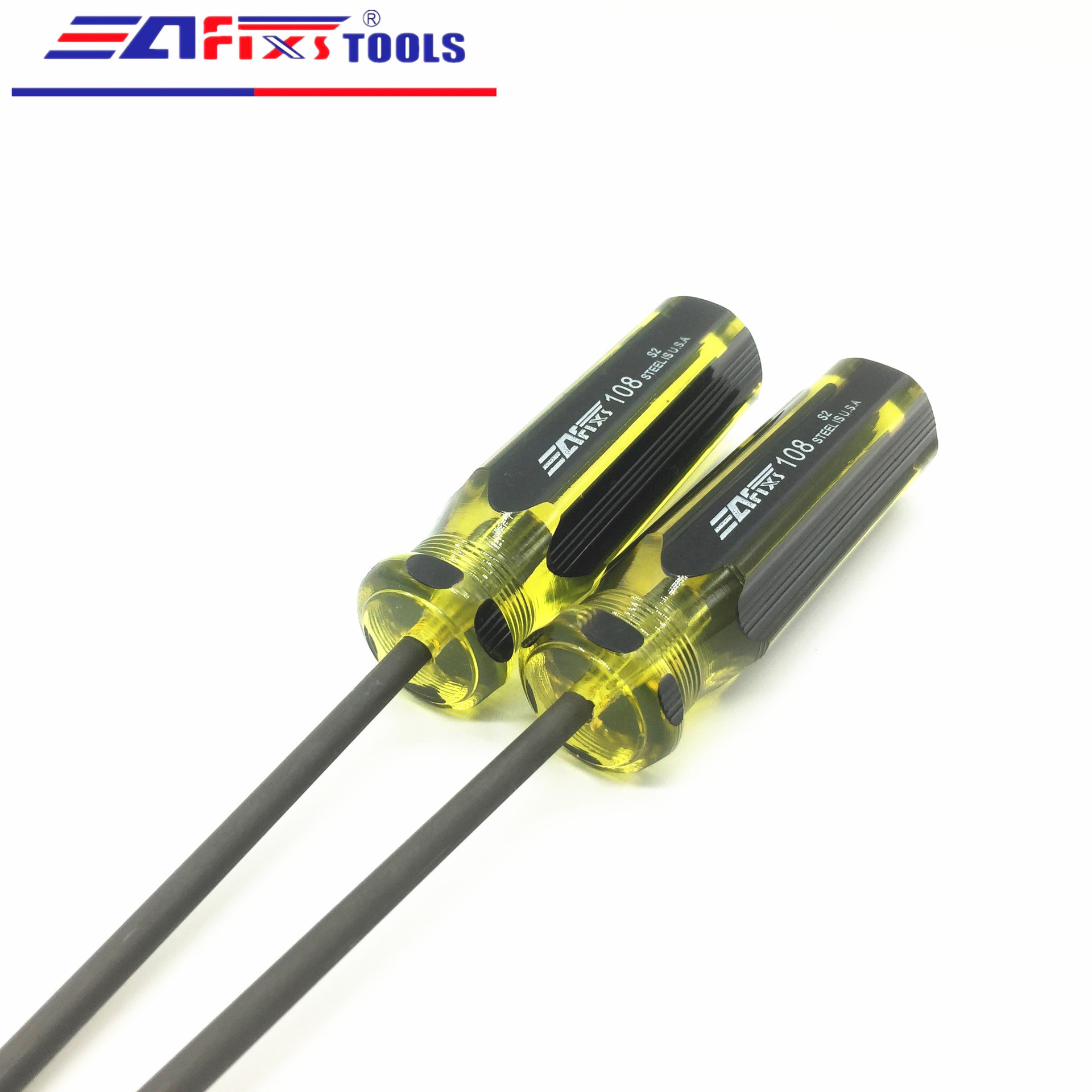 108 Color Stripes Screwdriver Special Lengthened Screwdriver for Sewing Machine Stitching Machine Batch Clothing Cart Batch Precision Screwdriver