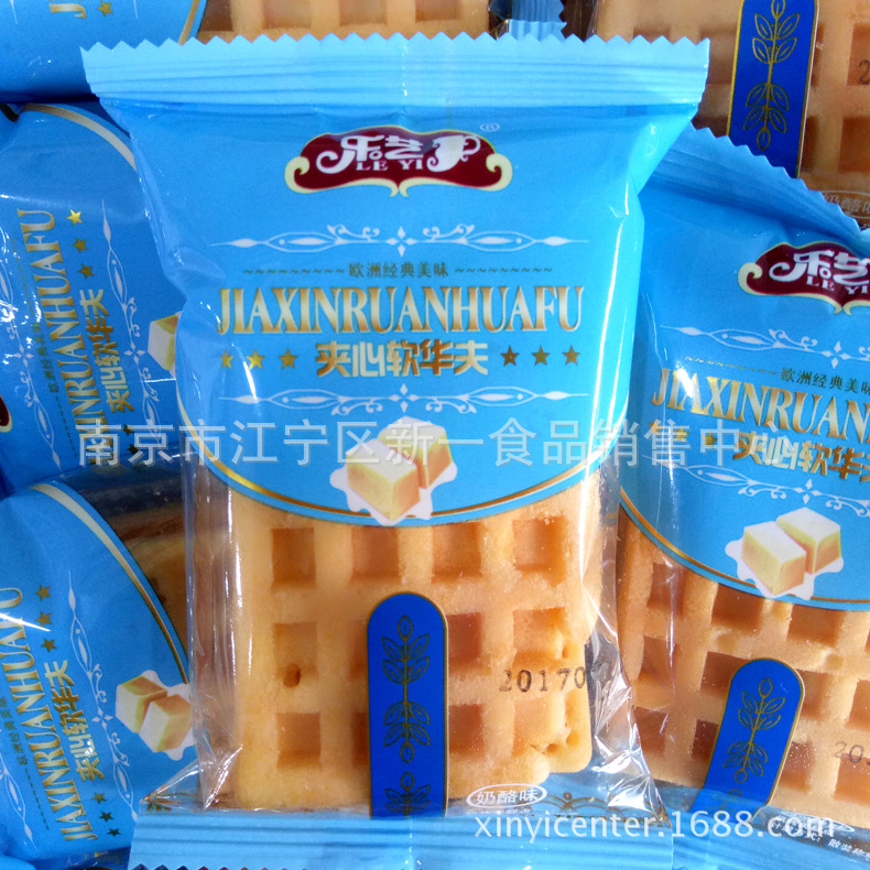 食品名称  休闲食品 零食 小食品 乐艺 华夫饼