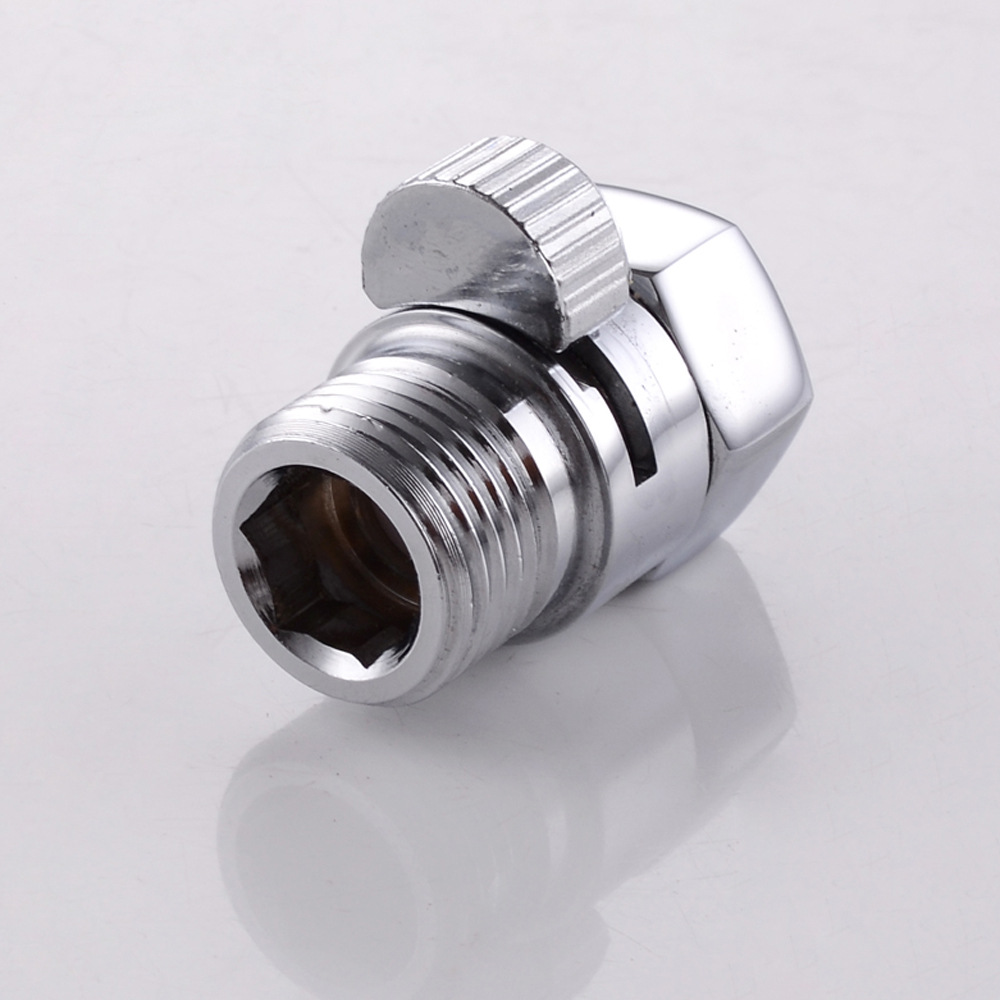 直通阀 4分 冷热水 全铜主体 直阀 止水阀 (亮银款)