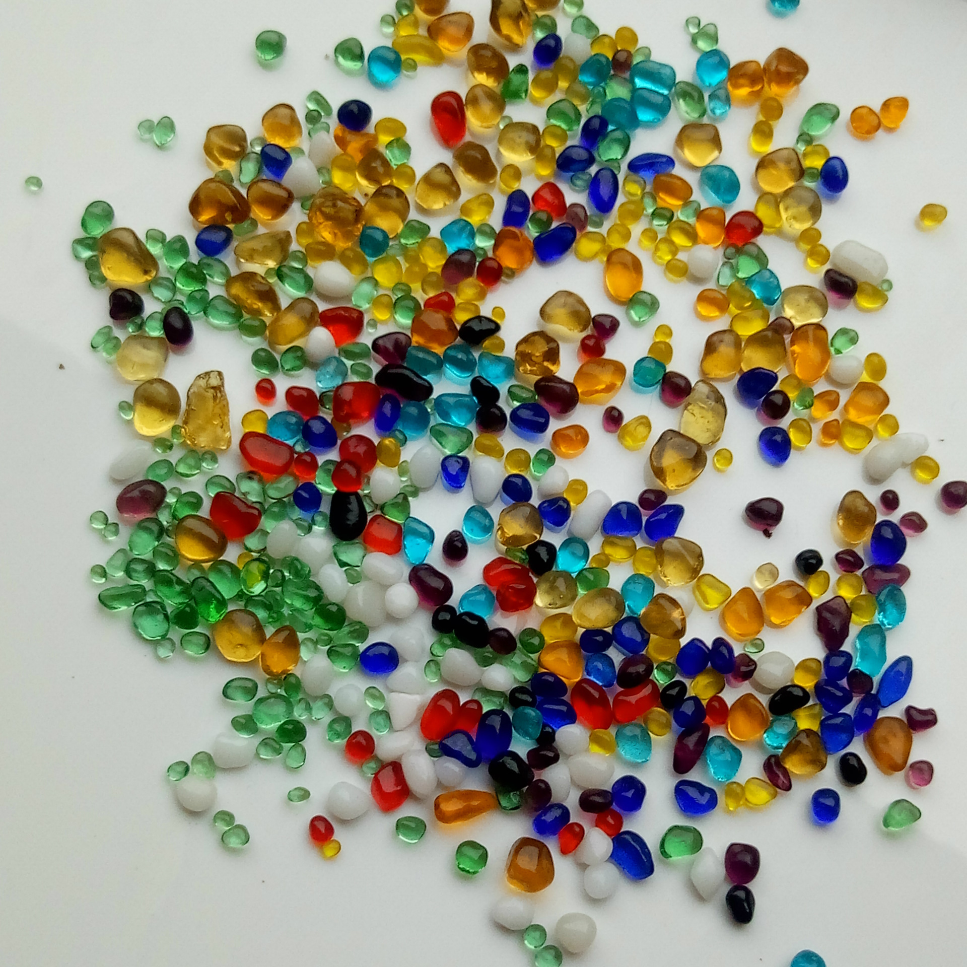 高白玻璃珠 透明玻璃珠 颜色艳丽 来电发样 厂家直销