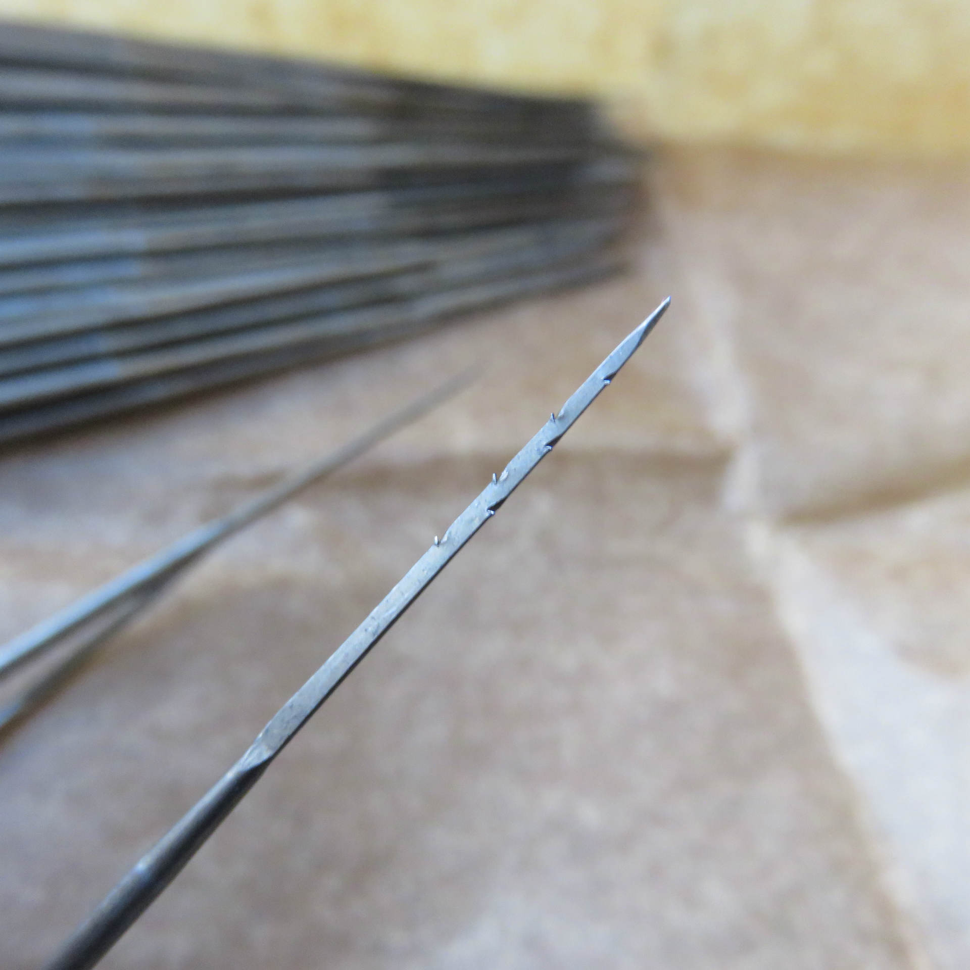 36号c333锥形三角刺针碳纤维刺针 筒状碳纤维保温毡针刺锥形针