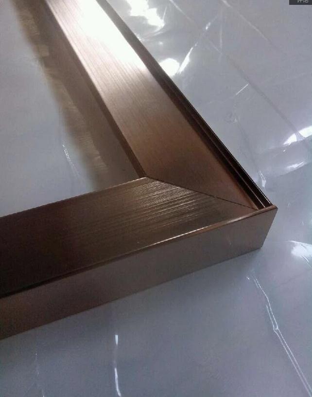圣皇格铝合金微边装饰画框线条哥凡尼冰晶玻璃三联画装饰线条