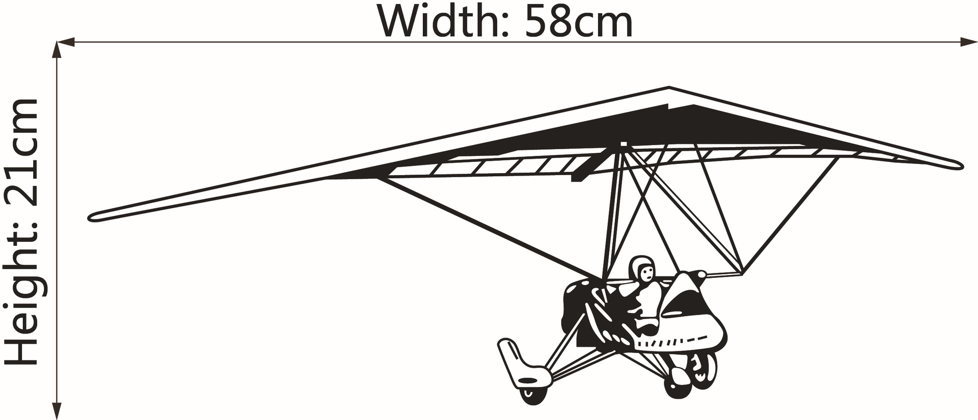 新aw276速卖通热销小飞机墙贴滑翔机装饰画 pvc一件代发壁画