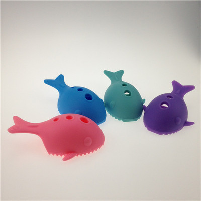 硅胶洗刷蛋鲸鱼型多款多色厂家直销化妆刷清洁工具洗刷蛋环保定制