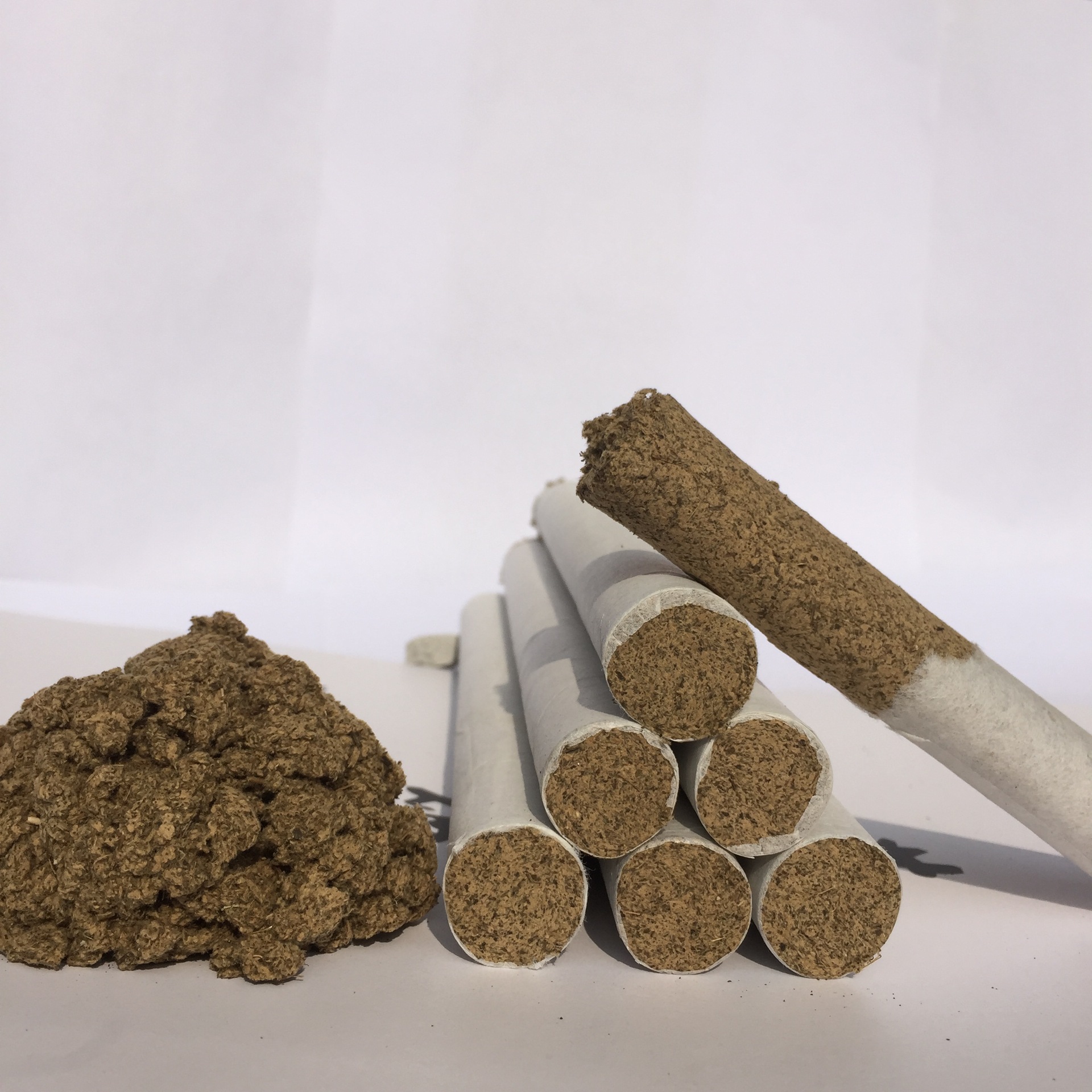 5x15cm手工三年陈蕲艾条柱绒定做贴牌艾灸馆包邮