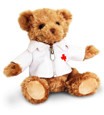 定做布艺玩具泰迪熊熊医生公仔