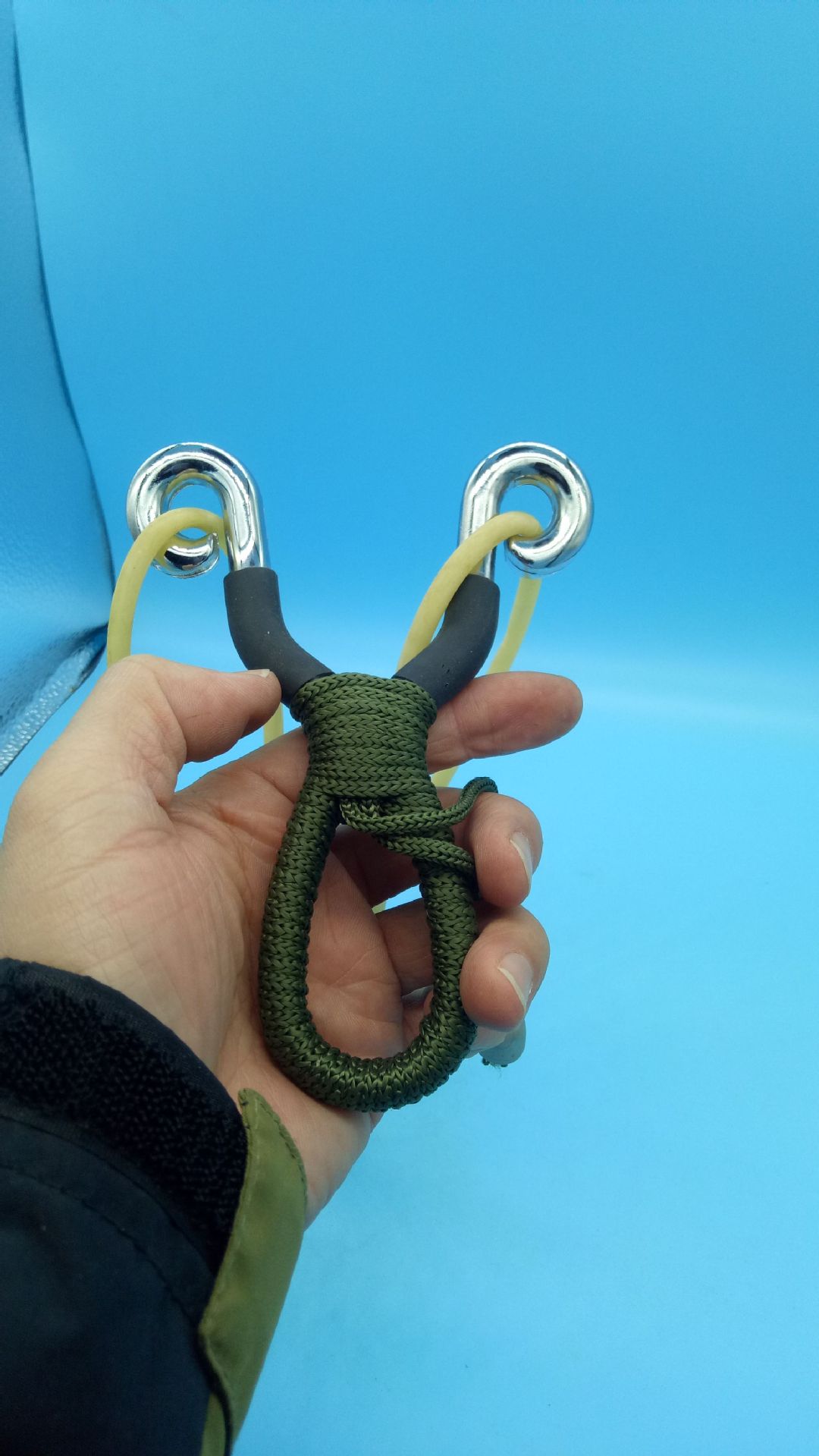 不锈钢反曲弹弓打鱼弹弓射鱼弹弓打窝弹弓钓鱼用品户外垂钓用品