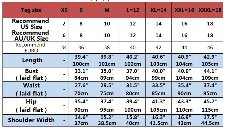 欧美码数对照表