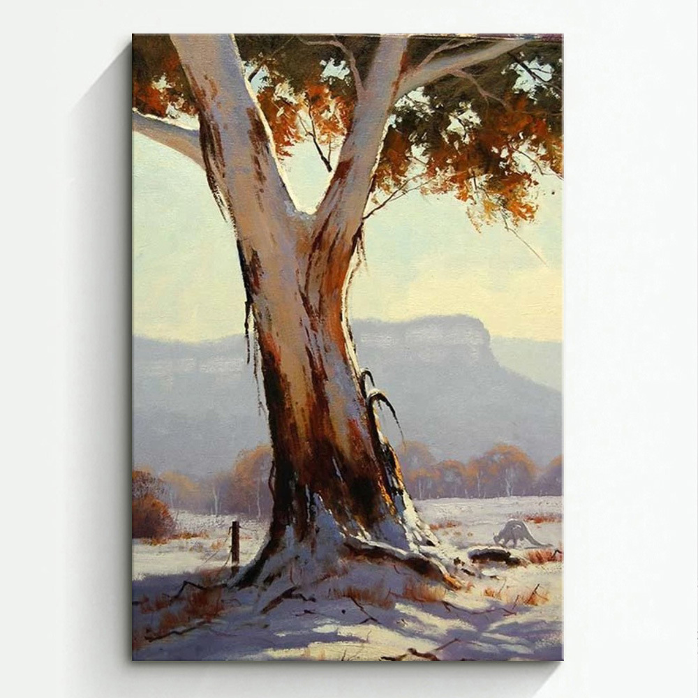 厂家喷绘风景油画 梦幻风景酒店宾馆会所现代简约帆布无框画