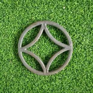 南通定制 铁艺大门配件铸铁金钱花铁艺大门花饰品配件 铁片铁花