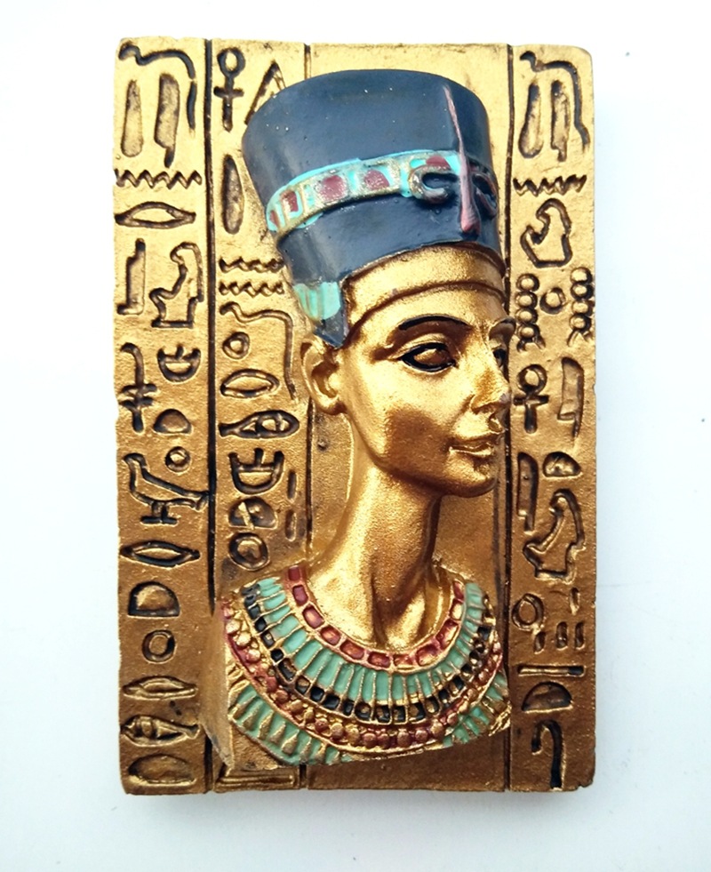 外贸埃及神话阿努比斯anubis王后立体磁铁中东 旅游伴手礼物冰箱