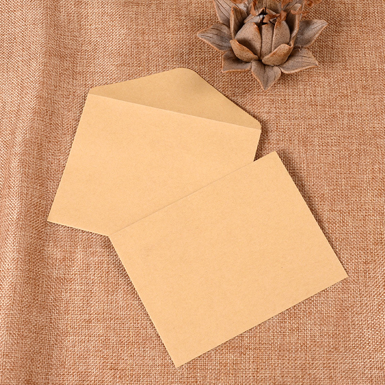 复古精致 怀旧牛皮纸西式信封 请柬信封 简约素色信封