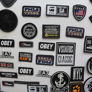 16服装辅料pvc环保商标pvc服装标 滴塑标量大价优