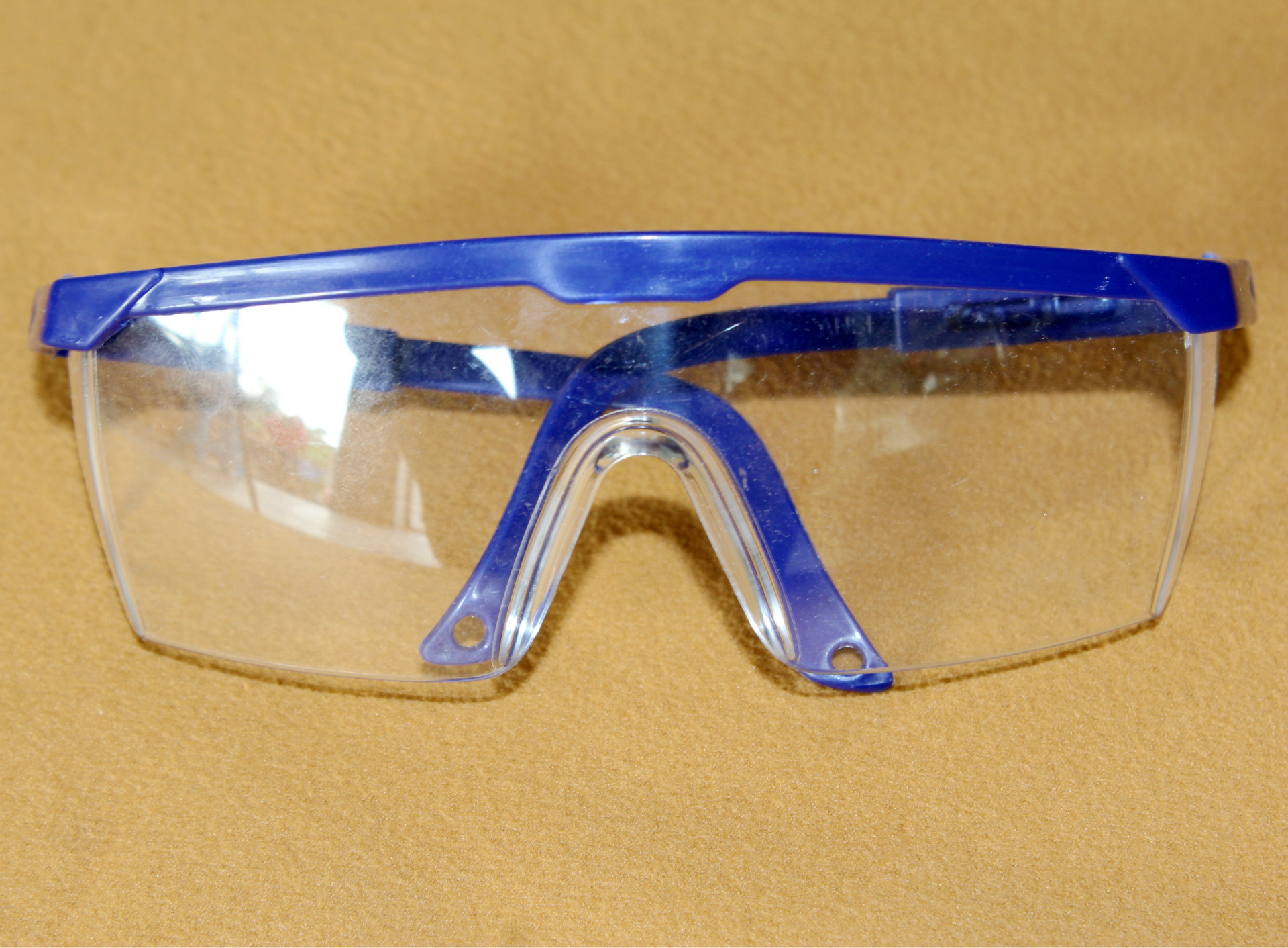 全国包邮 安全防护眼镜 蓝架眼镜 防冲击护目镜 劳保眼镜