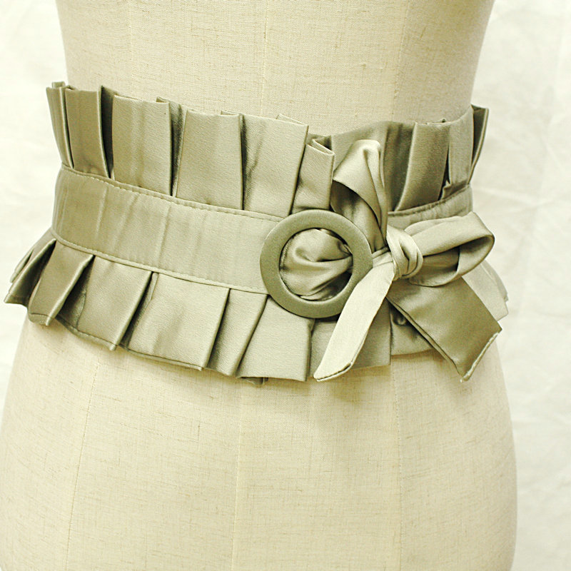 新款欧美束腰复古时装饰腰带 女绑带时髦腔调显瘦百搭腰封定制