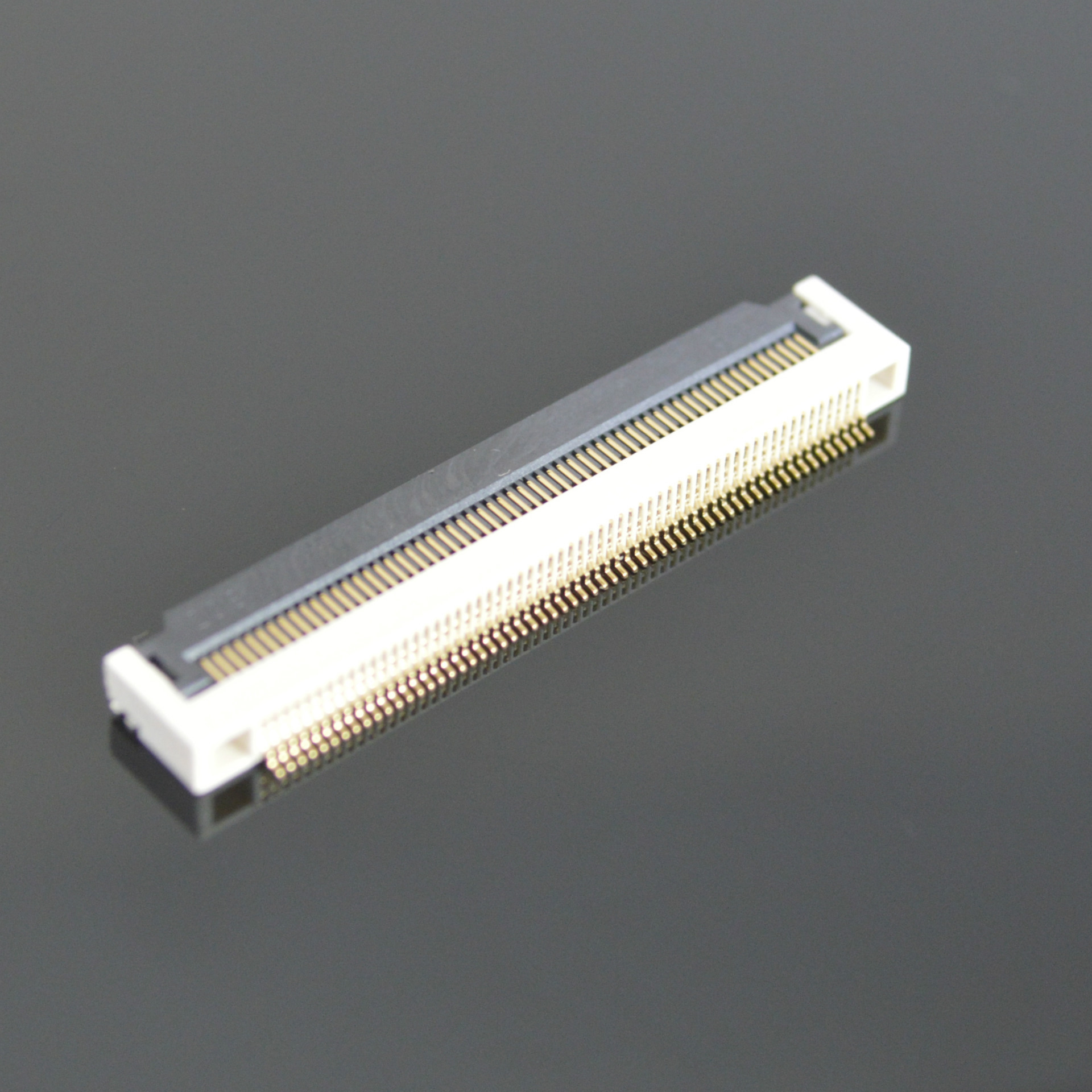 5间距h=2.55 翻盖下接镀金fpc连接器4