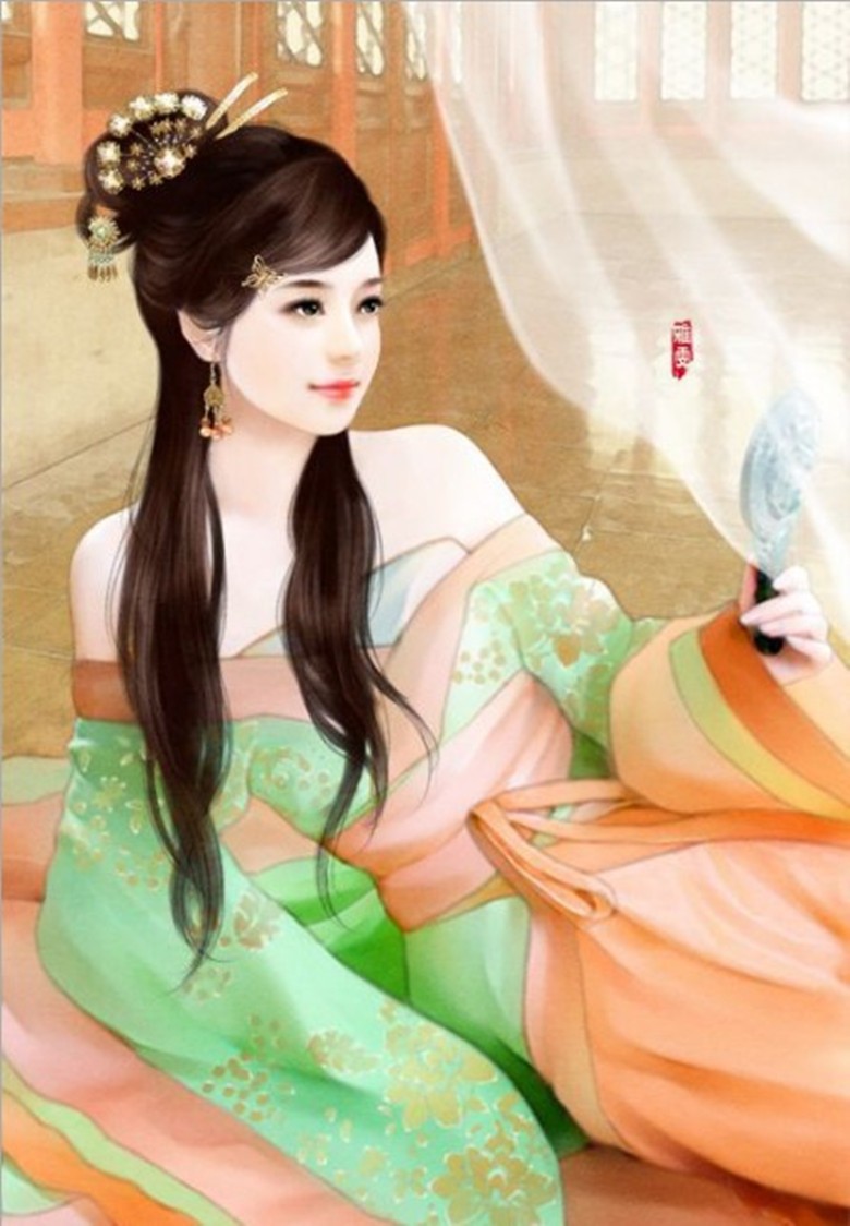 钻石画满钻客厅卧室新款倾国倾城现代装饰画diy十字绣古典人物画