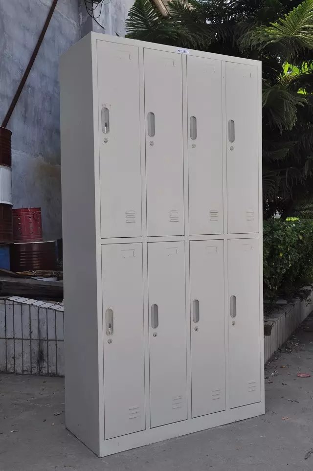 办公家具钢制员工更衣柜6门铁皮柜浴池储物柜厂家直销