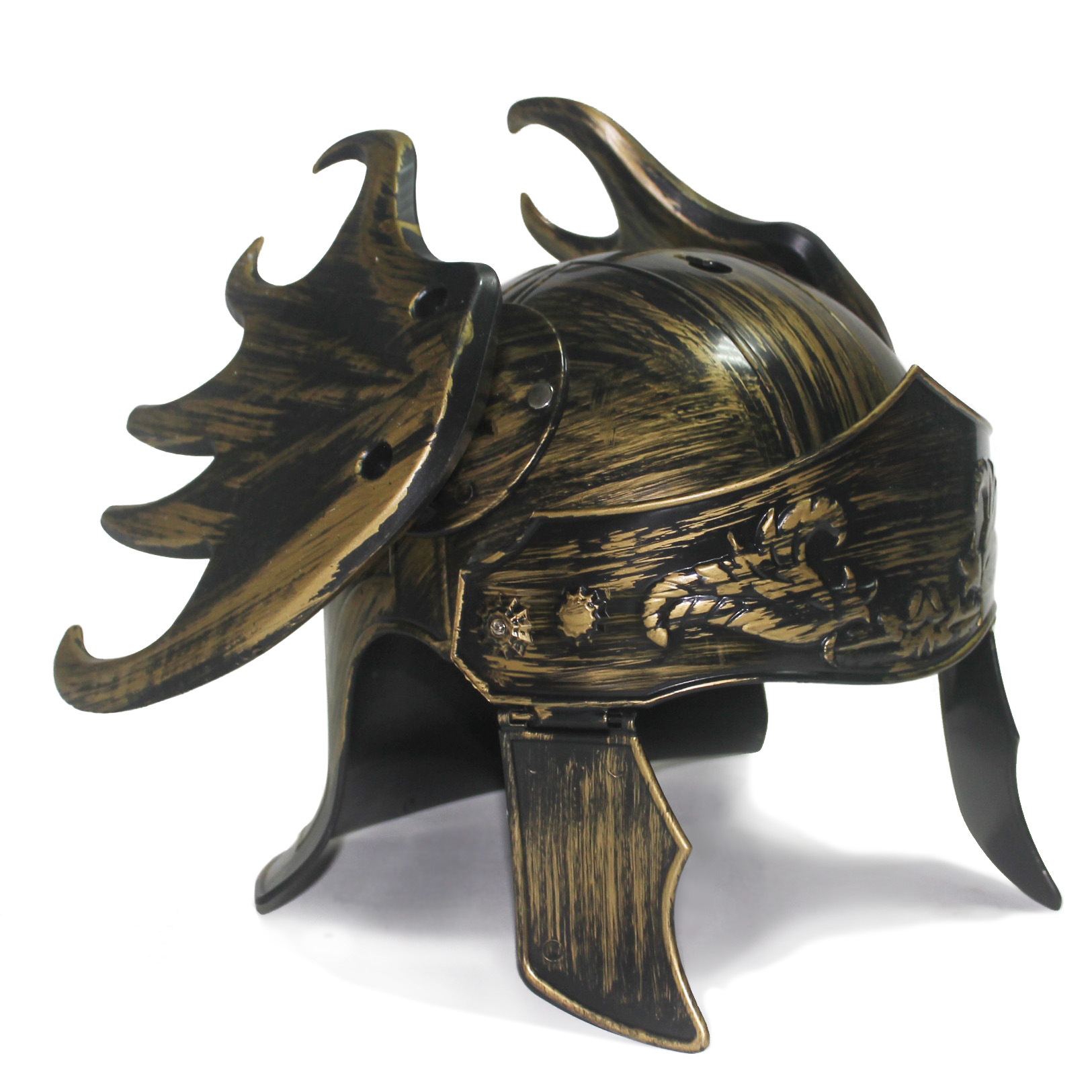 中世纪cosplay道具 罗马塑料头盔 麋角犄角罗马帽子