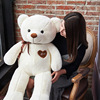 毛絨玩具絲帶泰迪熊公仔抱抱熊布娃娃送女生生日禮物網店代銷批發
