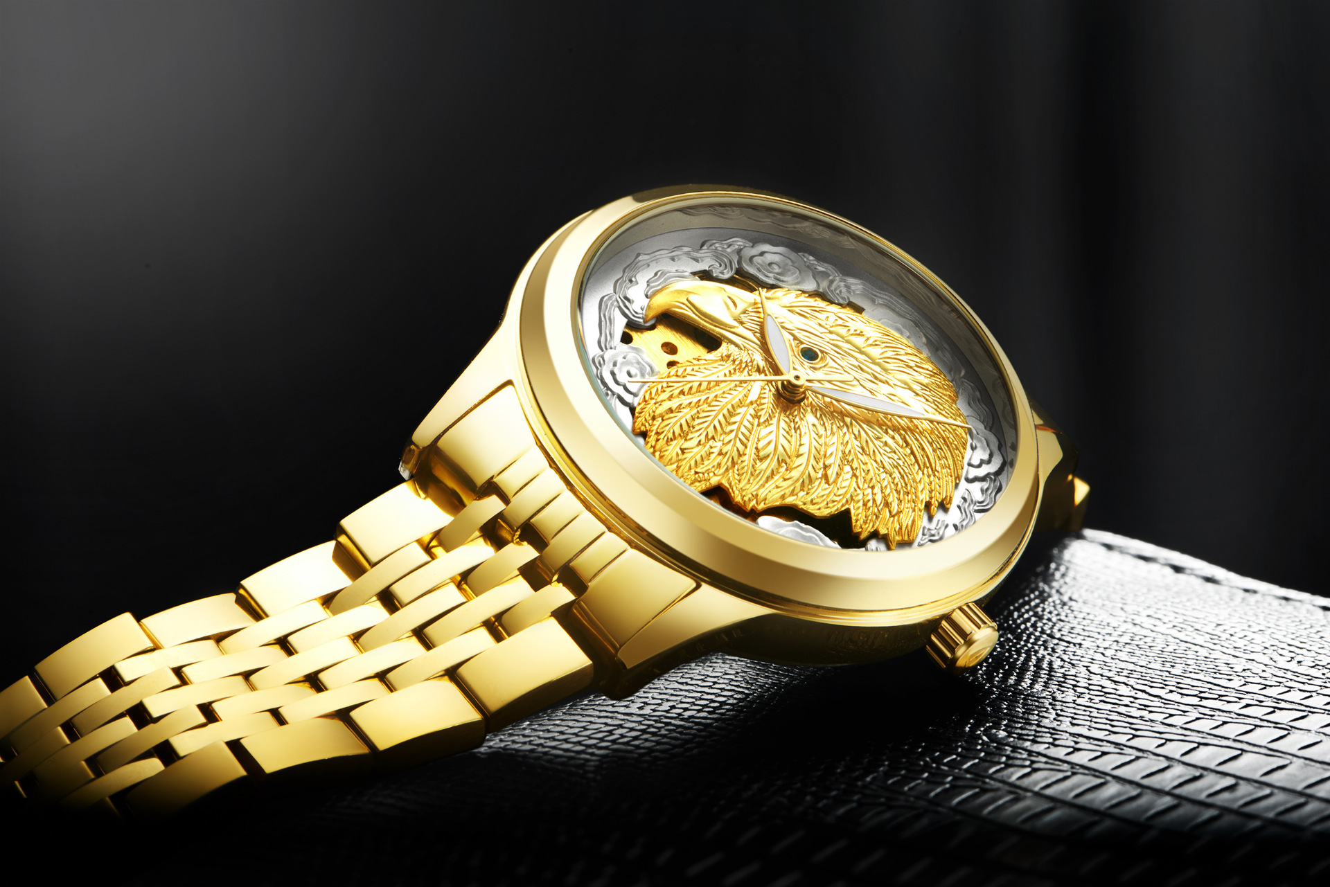 tevise/特威斯大鹰表全自动机械手表男士龙凤情侣机械表手表