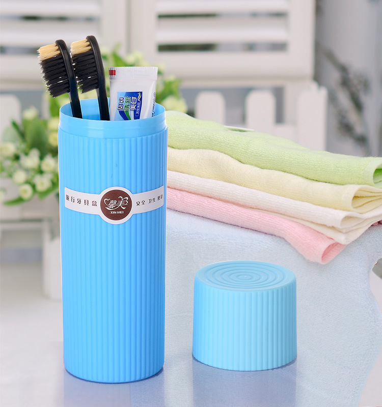 批发牙刷盒酒店宾馆一次性牙刷桶旅行洗漱杯便携牙具盒创意漱口杯