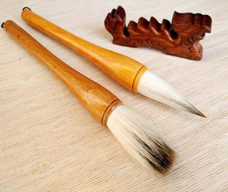 短锋毛笔国画 提斗碗笔 书画羊毫加健薄利多销 国画用品