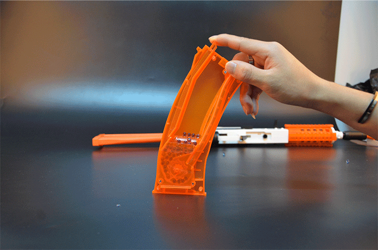 乐辉ak74u电动水弹枪电动连发水弹枪下供弹cs儿童玩具枪