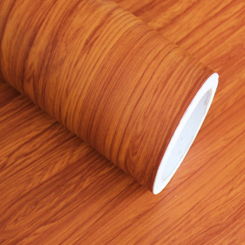 加厚防水pvc木纹贴纸波音软片旧房门家具翻新自粘墙纸衣柜橱柜子