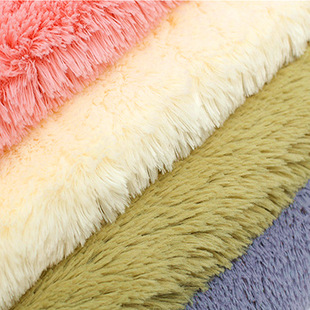 厂家生产直销pv绒面料 现货批发订做单面针织全涤长毛绒布料