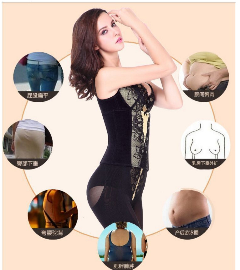 塑身衣分体三件套产后塑身衣女士at调整身材管理器升级版安蔻薇