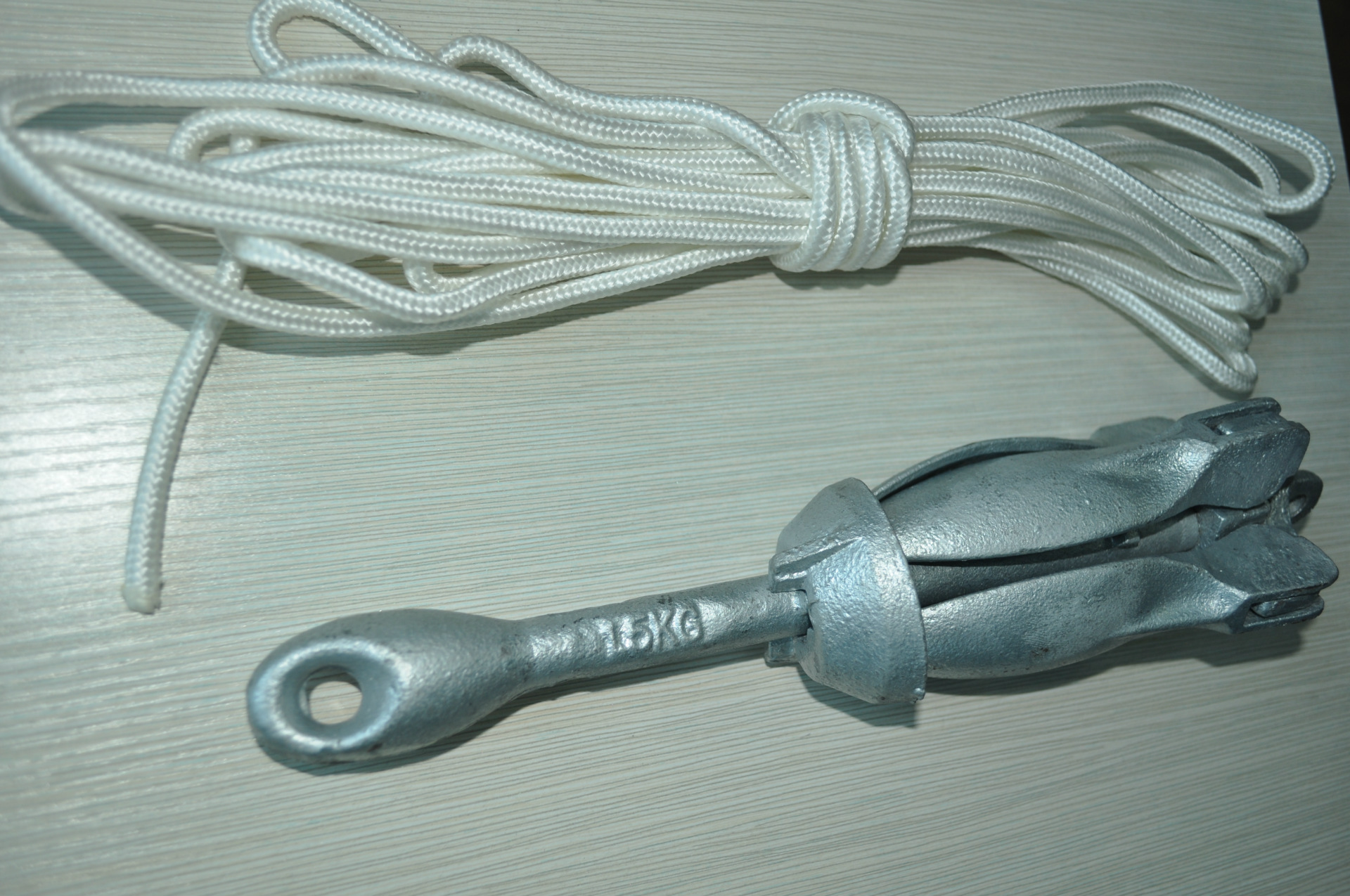 厂家批发船用折叠锚镀锌锚 铁锚 橡皮艇钓鱼船冲锋舟专用锚带锚绳