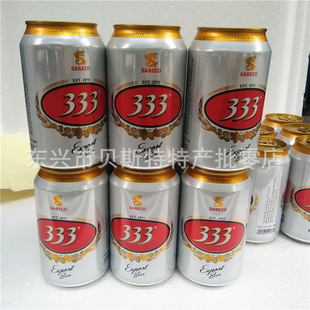 进口啤酒 批发越南特产啤酒333 听装 5.3度 330ml*24 有进口单