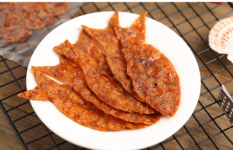 日本进口零食 藤田制果沙爹鱼片 香辣烤鱼片美味休闲海鲜零食20g