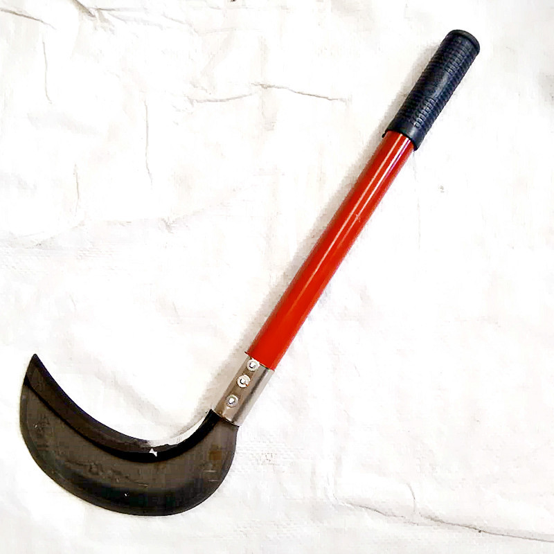 镰刀 野粟鱼头厚草镰刀农用割草刀厂家直销园林刀款宽头加厚割刀