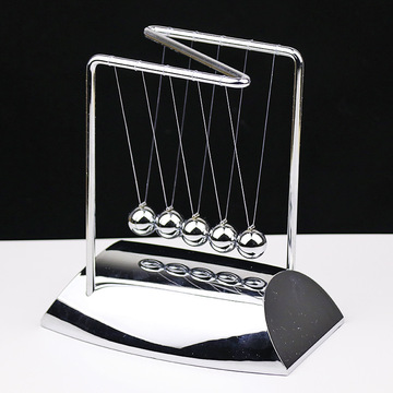 n字金属牛顿摆件 高档烫斗造型物理学科教客厅装饰摆饰工艺品