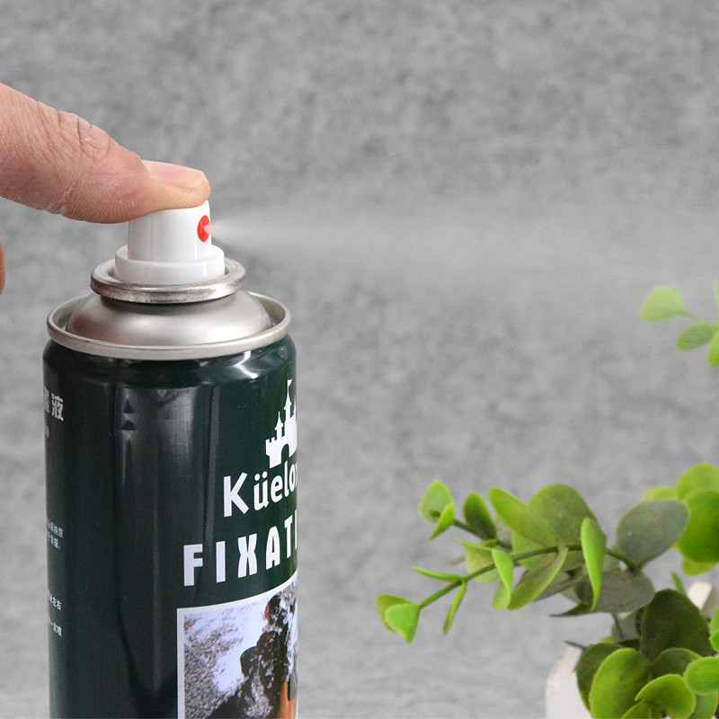 高尔乐素描固定液300ml 水粉水彩色粉画固画剂素描定画液彩铅定画