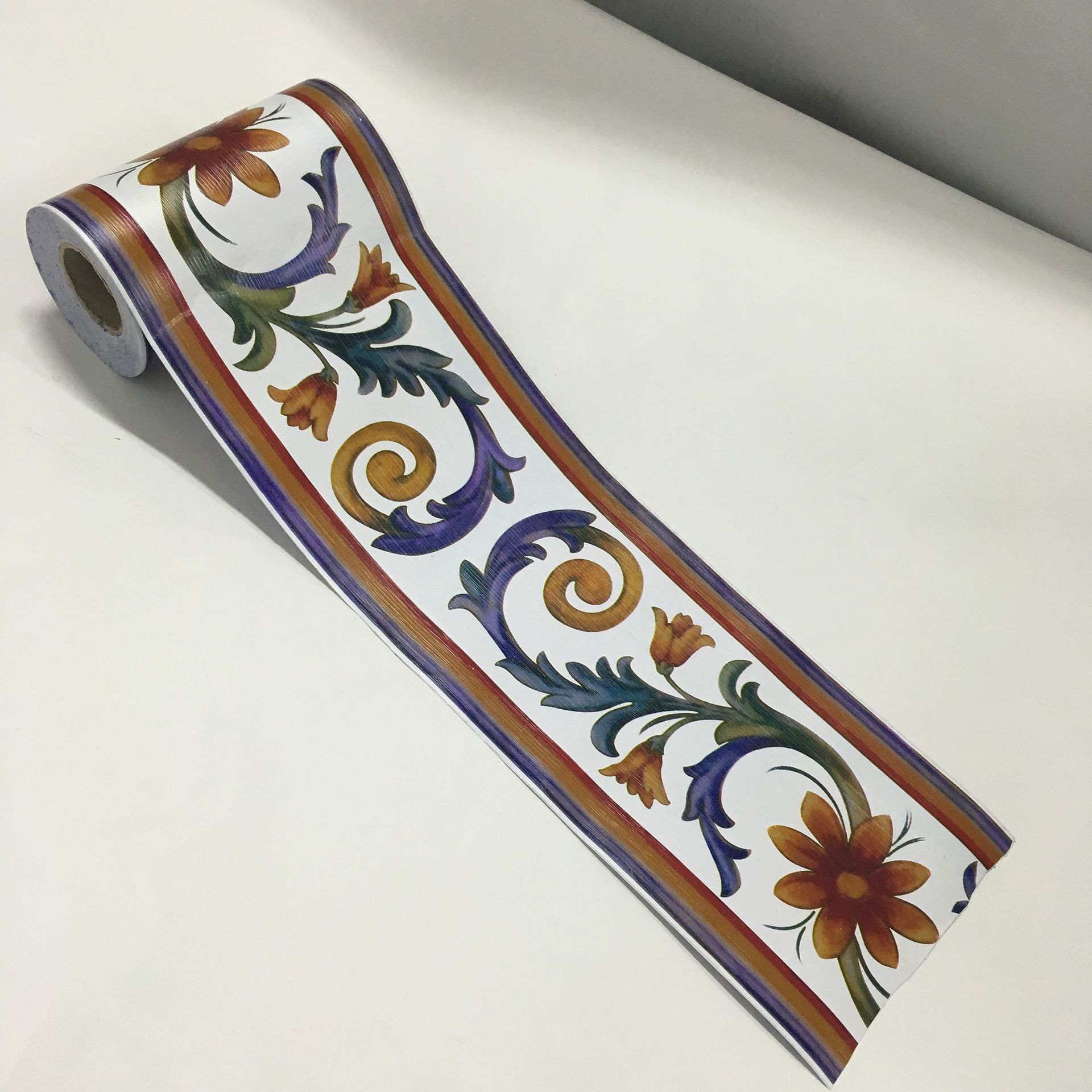 【腰线005】厨房卫生间浴室墙面腰线墙贴玄关踢脚线 自粘瓷砖贴墙