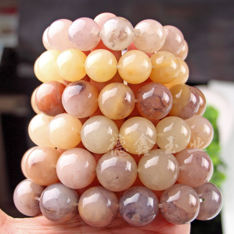 丁香玉手链 玉石手链批发 a货 厂家直销 丁香紫手链